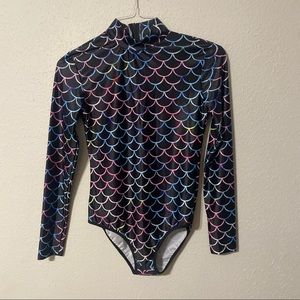Long sleeve swimsuit / rash guard bodysuit